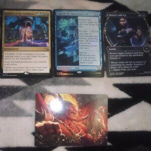 Magic the gathering card murders at carlo Manor cards